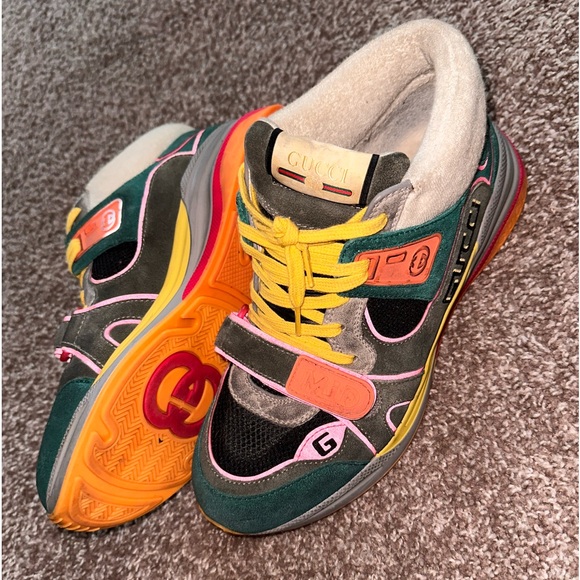 Gucci Ultraspace MidTop Mens Athletic Sneakers - Picture 2 of 4